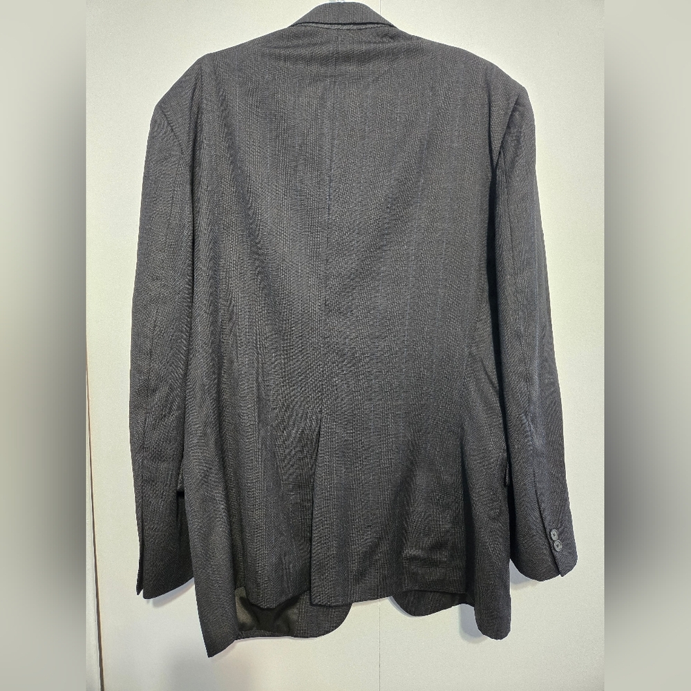 Botany 500 Couture Gray Blazer Sport Coat 44L Wool Made in USA Mens - Picture 10 of 10